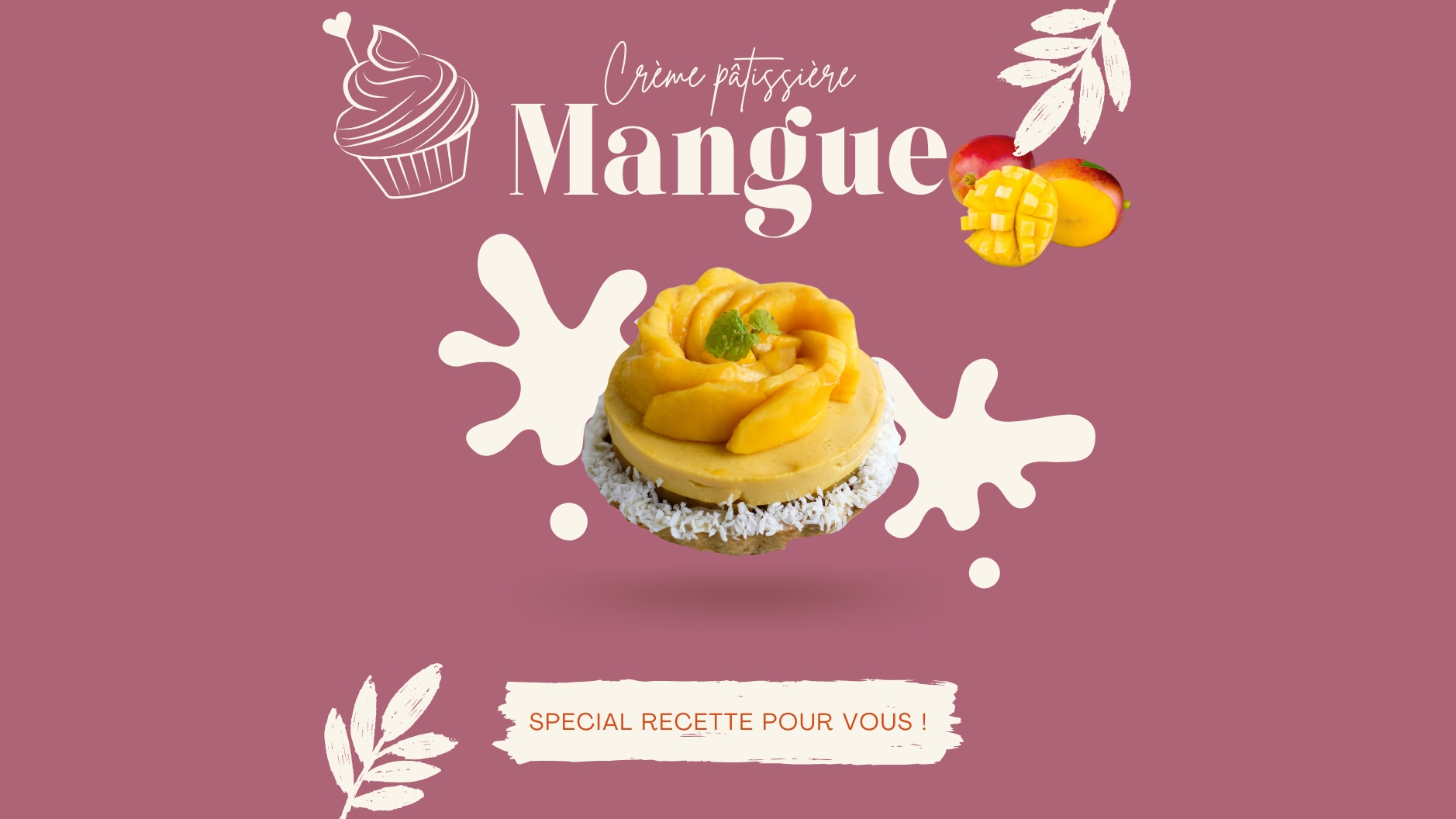 Photo de Crème pâtissière à la mangue